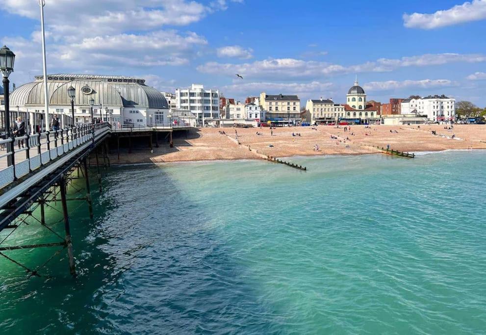 Quirky Spacious Ground Floor Victorian Garden Flat Worthing Kültér fotó