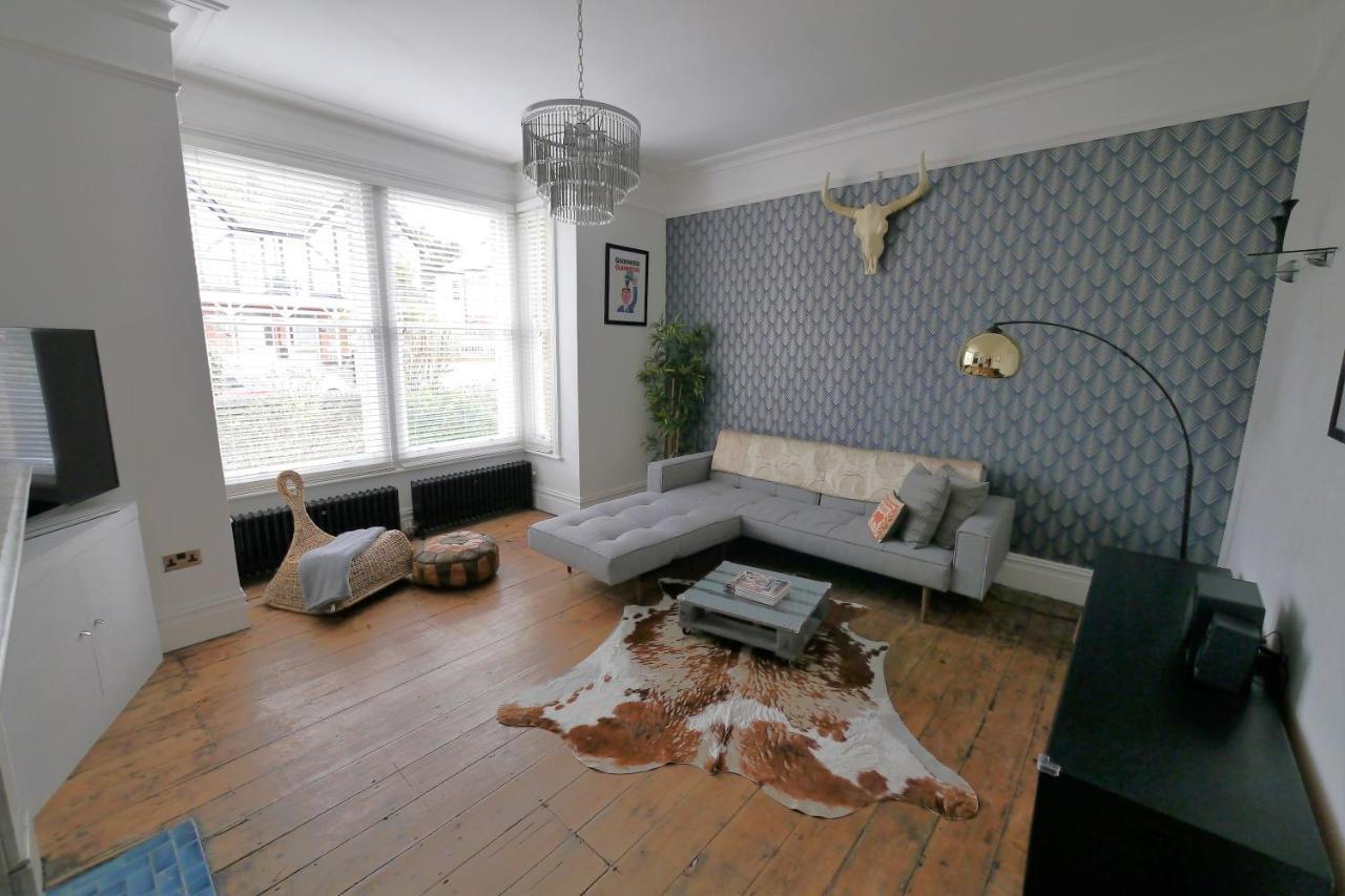 Quirky Spacious Ground Floor Victorian Garden Flat Worthing Kültér fotó