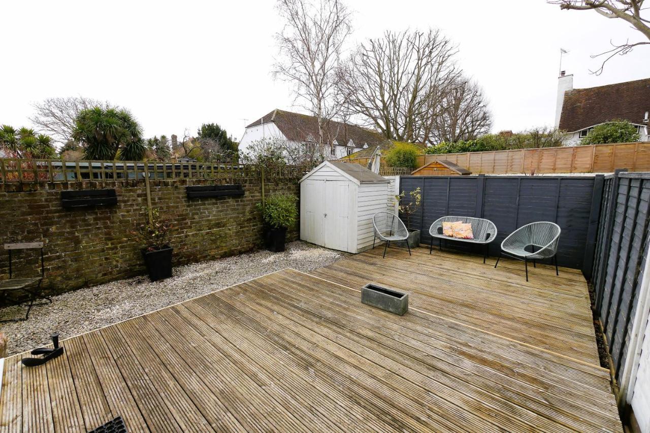Quirky Spacious Ground Floor Victorian Garden Flat Worthing Kültér fotó